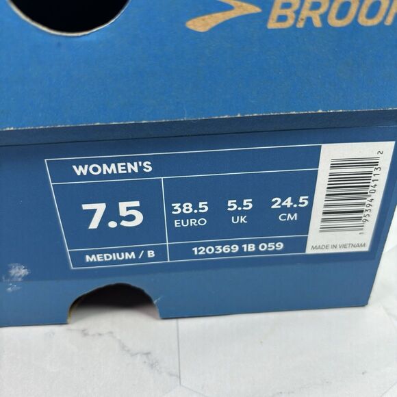 Brooks Glycerin 20 Womens Size 7.5-9.5 Running Shoes Black Grey 120369 1B 059 - Picture 6 of 9